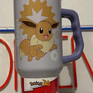 Pokemon Eevee Stainless Steel Tumbler with Handle 40 Oz - New